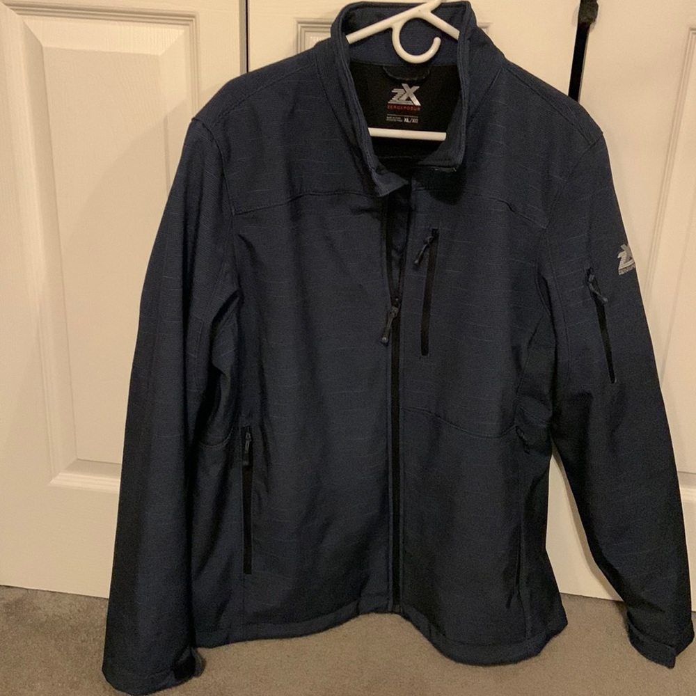 Zeroxposur Men’s Fleece lined zip up jacket
